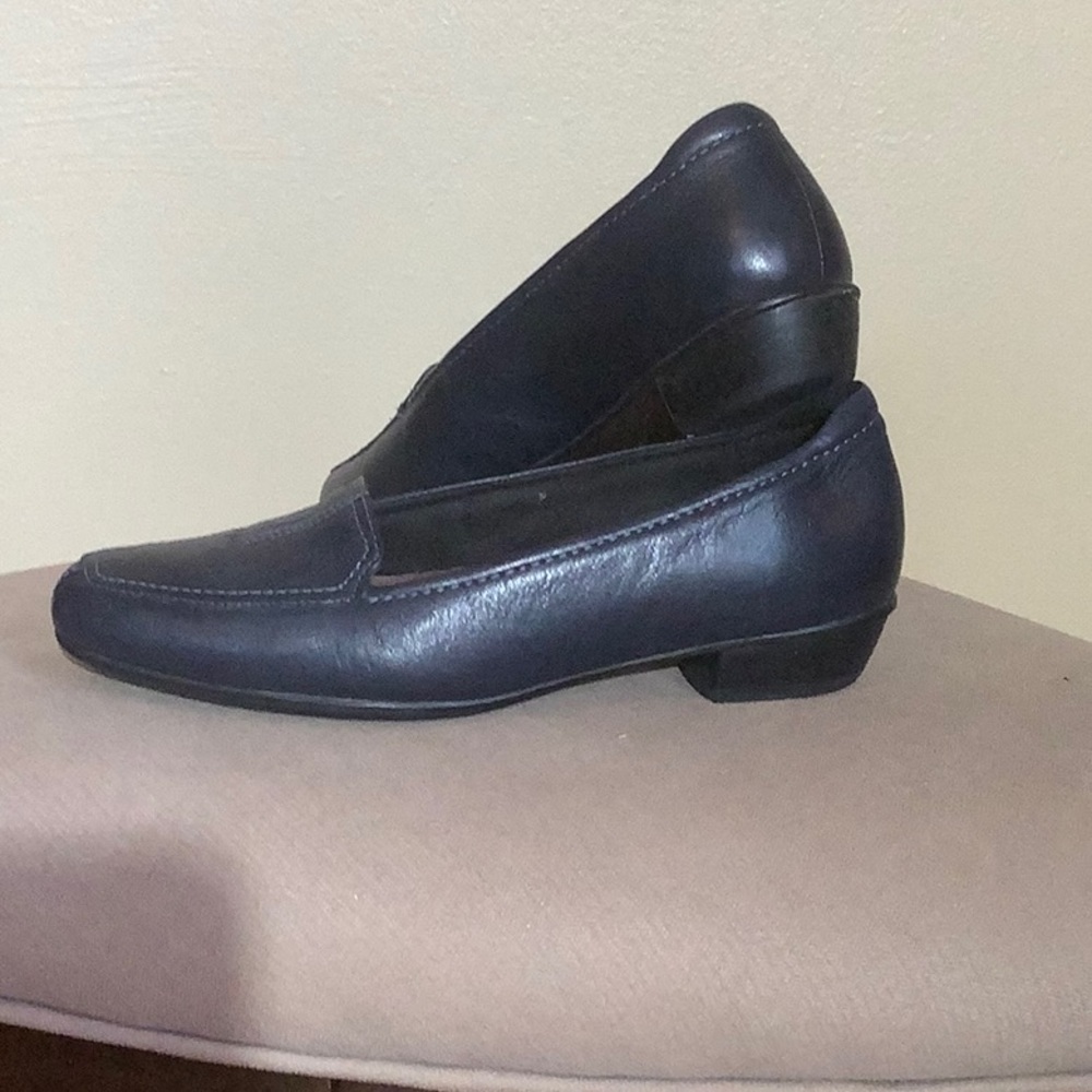 Clarks Black Leather Shoes